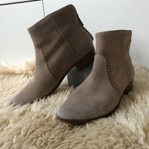 Suede ankle boots
